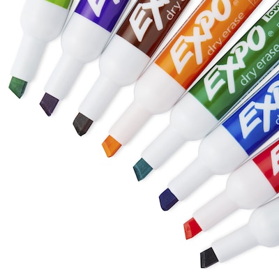 Expo Dry Erase Markers, Chisel Tip, Assorted, 192/Pack (2003995)