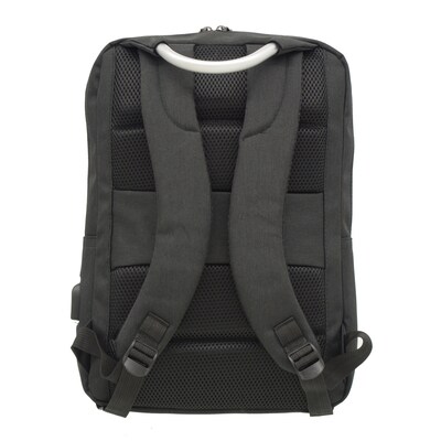 Club Rochelier Laptop Compatible Backpack, Large, Black (CRBP125-08)