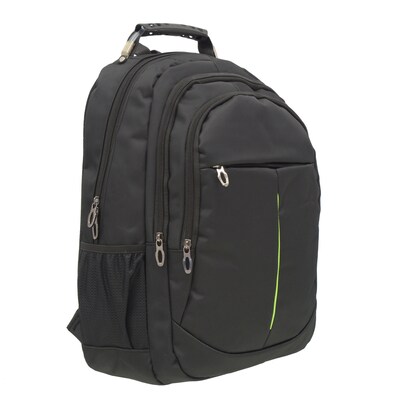 Club Rochelier Laptop Compatible Backpack, Large, Black (CRBP125-17)