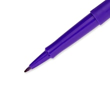 Paper Mate Flair Felt Pen, Medium Point, Purple Ink, Dozen (8450152)