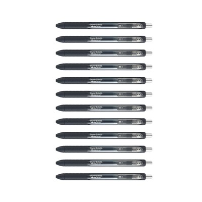 Paper Mate InkJoy Retractable Gel Pen, Medium Point, Black Ink, Dozen (1951719)