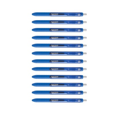 Paper Mate InkJoy Retractable Gel Pen, Medium Point, Blue Ink, Dozen (1951721)