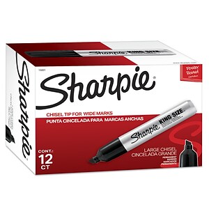 Sharpie Oil-Based Paint Marker, Bold Tip, Black (35564)