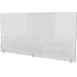Ghent Panel, 24"H x 59"W, Clear Acrylic (PEC2459-H)
