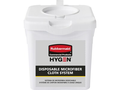 Rubbermaid HYGEN Plastic Bucket, White (1822351)