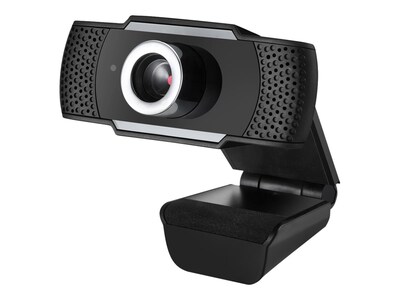 Adesso Cybertrack H4 1080P HD USB Webcam with Built-in Microphone, Black (CYBERTRACKH4)