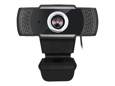 Adesso Cybertrack H4 1080P HD USB Webcam with Built-in Microphone, Black (CYBERTRACKH4)