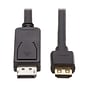 Tripp Lite P582-015 15 DisplayPort/HDMI Audio/Video Cable, Black