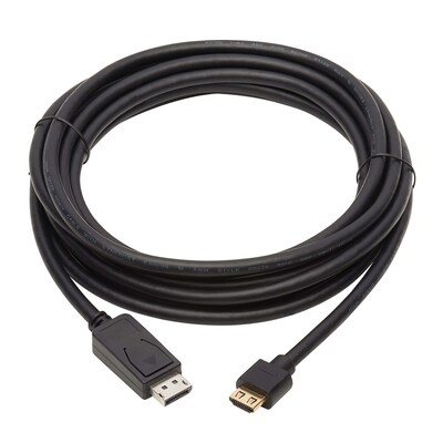 Tripp Lite P582-015 15' DisplayPort/HDMI Audio/Video Cable, Black