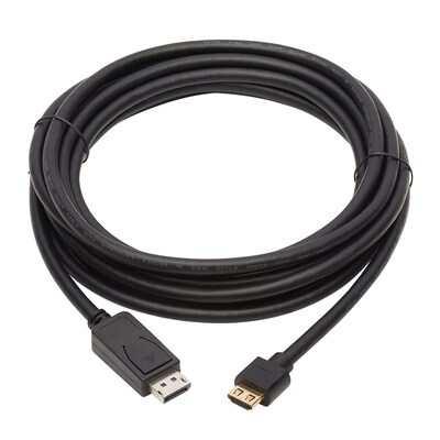 Tripp Lite P582-015 15 DisplayPort/HDMI Audio/Video Cable, Black