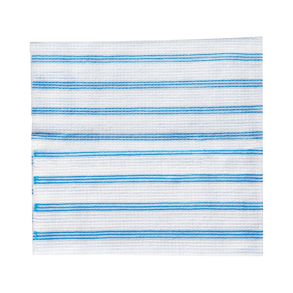 Rubbermaid HYGEN Microfiber Dry Cloth, White/Blue, 600/Pack (2134283)