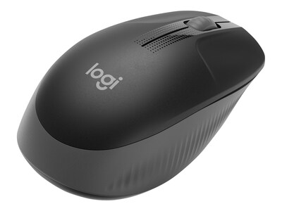 Logitech M190 Wireless Optical USB Mouse, Black/Gray (910-005901)