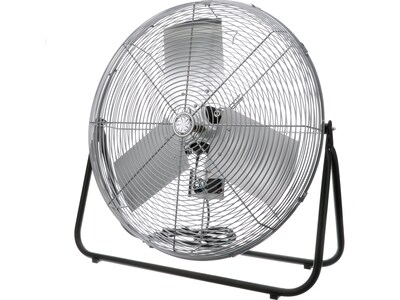 TPI Corporation F-24-TE 26 3-Speed Floor Fan, Gray/Black (08528502)