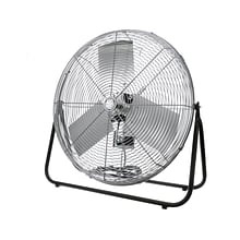 TPI Corporation F-24-TE 26 3-Speed Floor Fan, Gray/Black (08528502)