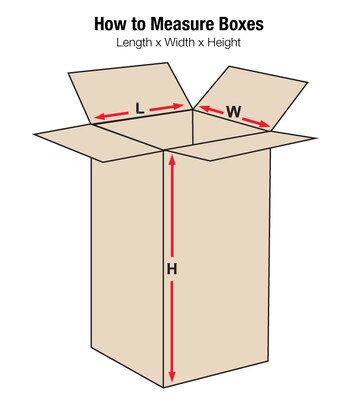 Partners Brand 12" x 12" x 16" Heavy-Duty Double Wall Boxes, 48 ECT, Kraft, 15/Bundle (HD121216DW)