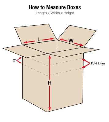 24 x 13 x 31 Multi-Depth Shipping Boxes, 32 ECT, 10/Bundle (MD241331)
