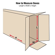 Partners Brand 36 x 6 x 42 Side Loading Boxes, 44 ECT, Kraft, 5/Bundle (HD36642FOL)