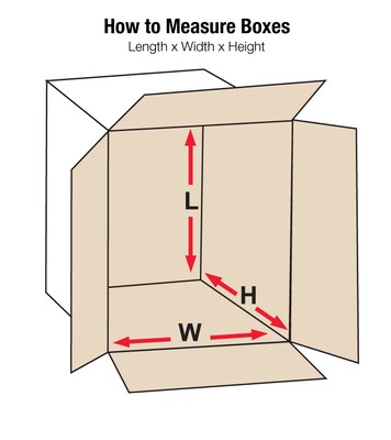 15 x 12 x 10 Shipping Boxes, 32 ECT, White, 25/Bundle (151210W)