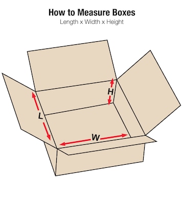 14.38" x 12.5" x 3.5" Shipping Boxes, 32 ECT, Brown, 25/Bundle (14123)