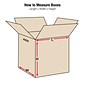 Double Wall Boxes with Hand Holes, 18" x 18" x 18", Kraft, 10/Bundle (HD181818DWHH)