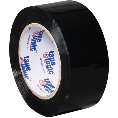 Tape Logic Colored Carton Sealing Heavy Duty Packing Tape, 2" x 110 yds., Black, 6/Carton (T90222BK6PK)