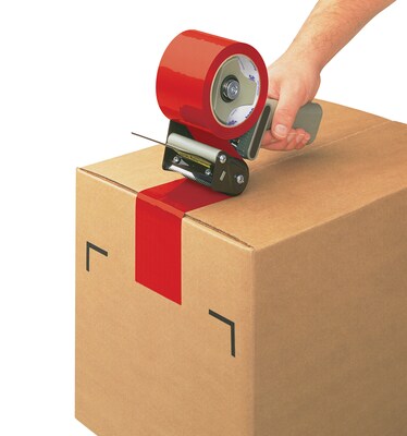 Tape Logic Colored Carton Sealing Heavy Duty Packing Tape, 2" x 110 yds., Red, 6/Carton (T90222R6PK)