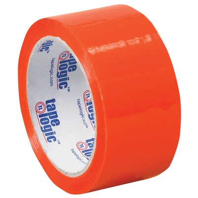 Tape Logic Colored Carton Sealing Heavy Duty Packing Tape, 2 x 55 yds., Orange, 36/Carton (T90122O)