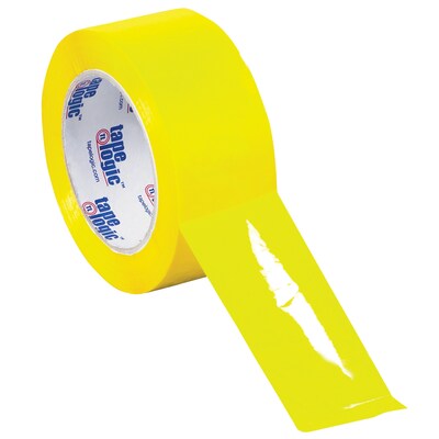 Tape Logic Colored Carton Sealing Heavy Duty Packing Tape, 3" x 55 yds., Yellow, 6/Carton (T90522Y6PK)