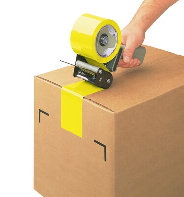 Tape Logic Colored Carton Sealing Heavy Duty Packing Tape, 3" x 55 yds., Yellow, 6/Carton (T90522Y6PK)