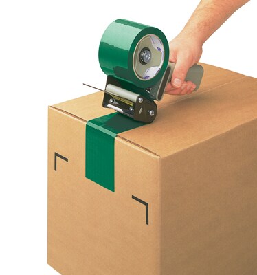 Tape Logic Colored Carton Sealing Heavy Duty Packing Tape, 2" x 110 yds., Green, 18/Carton (T90222G18PK)