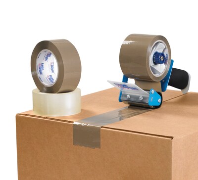 Tape Logic #350 Industrial Heavy Duty Packing Tape, 3" x 55 yds., Tan, 6/Carton (T905350T6PK)