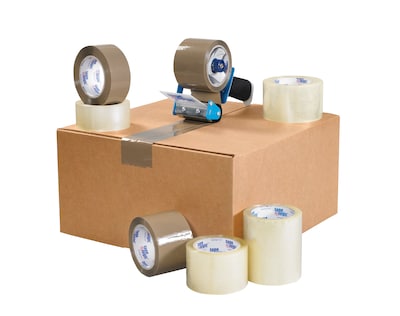 Tape Logic #220 Industrial Heavy Duty Packing Tape, 2" x 55 yds., Clear, 6/Carton (T9012206PK)