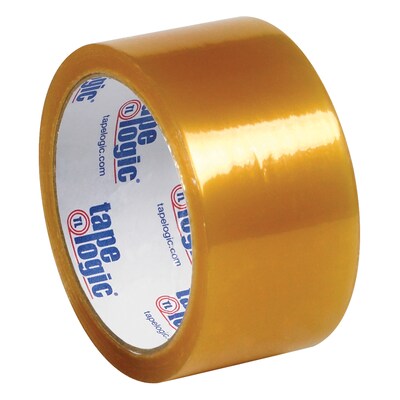 Tape Logic® #53 PVC Natural Rubber Tape, 2.1 Mil, 2 x 110 yds., Clear, 6/Case