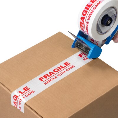 Tape Logic™ 2" x 55 yds. Pre Printed "Fragile Handle With Care" Carton Sealing Tape, 18/Pack