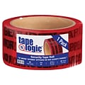 Tape Logic 2 x 60 yds. x 2.5 mil Secure Tape,  Red,  1/Pk