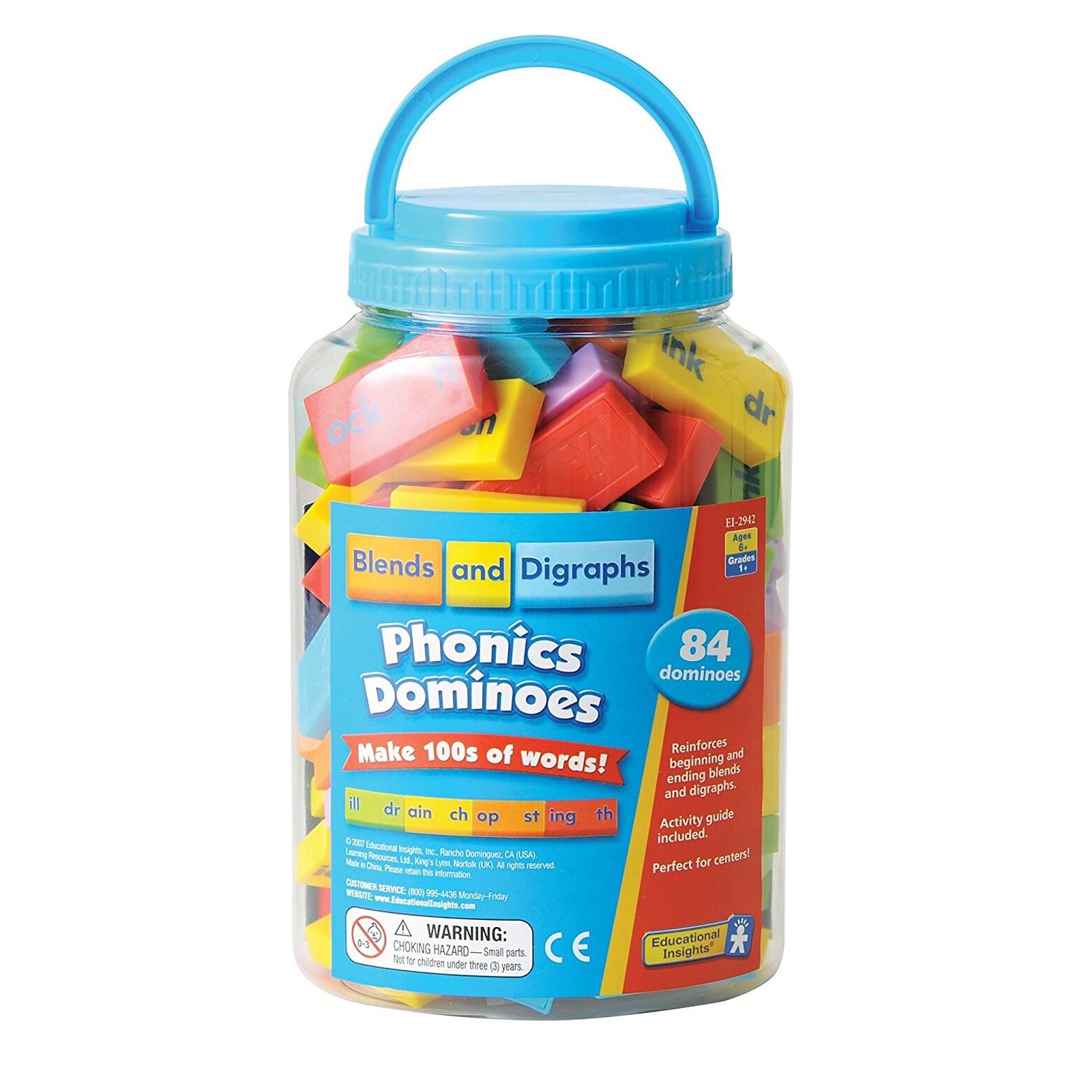 Educational Insights Phonics Dominoes Blends and Digraphs (2942)