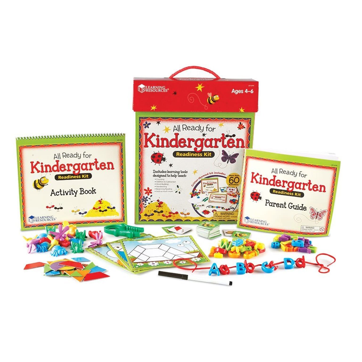 Learning Resources All Ready For Kindergarten Readiness Kit (LER3478)