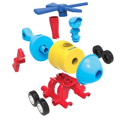Learning Resources 1-2-3 Build It Train/Rocket/Helicopter (LER2859)