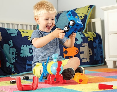 Learning Resources 1-2-3 Build It Train/Rocket/Helicopter (LER2859)