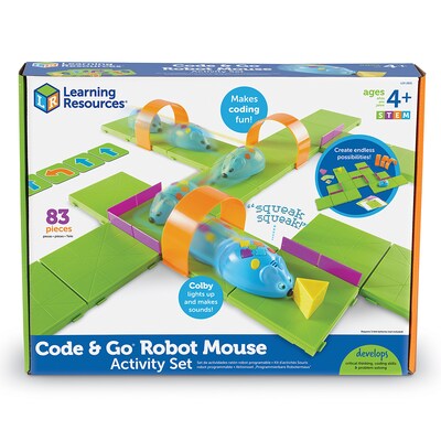 Learning Resources Learning Essentials STEM Robot Mouse Coding Activity Set (LER2831)