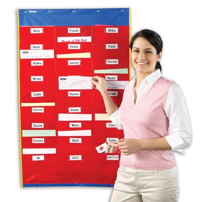 Learning Resources Pocket Charts, 45" x 28.25" Organization Station, All Grades (LER2255)