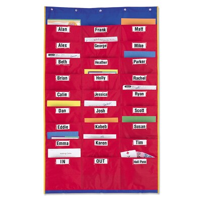 Learning Resources Pocket Charts, 45" x 28.25" Organization Station, All Grades (LER2255)