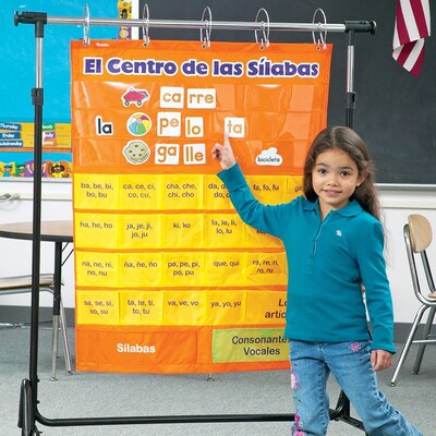 Learning Resources El Centro de las Silabas (Spanish Syllables) Pocket Chart (LER2573)