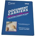 PM Company AccuFax Document Carrier File Jacket, Letter Size, Clear, 10/Pack (099DC)