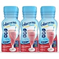 Ensure Glucerna Diabetes Nutritional Shake, Ready-To-Drink Bottles, Strawberries & Cream, 8 oz., 24/