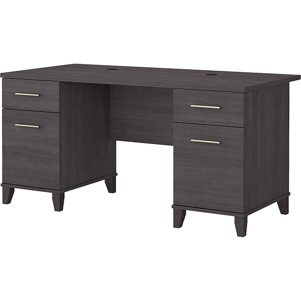 Bush Furniture Somerset 60 Office Desk, Storm Gray (WC81528K)