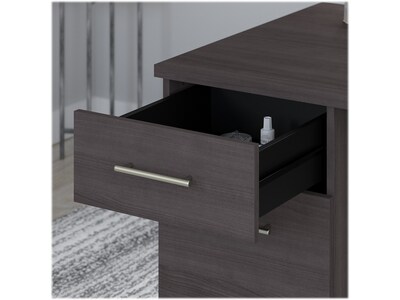 Bush Furniture Somerset 60"W Office Desk with Drawers, Storm Gray (WC81528K)