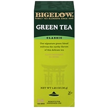 Bigelow Classic Green Tea Bags, 28/Box (RCB00388)