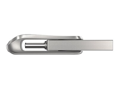 SanDisk Ultra Dual Luxe 128GB USB 3.1 Type-C Flash Drive, Silver (SDDDC4-128G-A46)