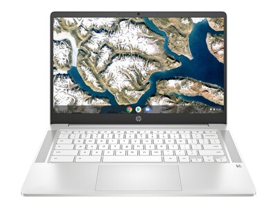 HP Chromebook 14a-na0020nr 14, Intel Celeron N4020, 4GB Memory, 32 GB eMMC, Google Chrome, Silver